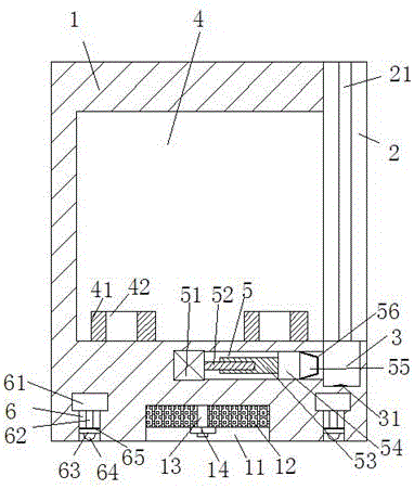 Modified fire extinguisher storing box