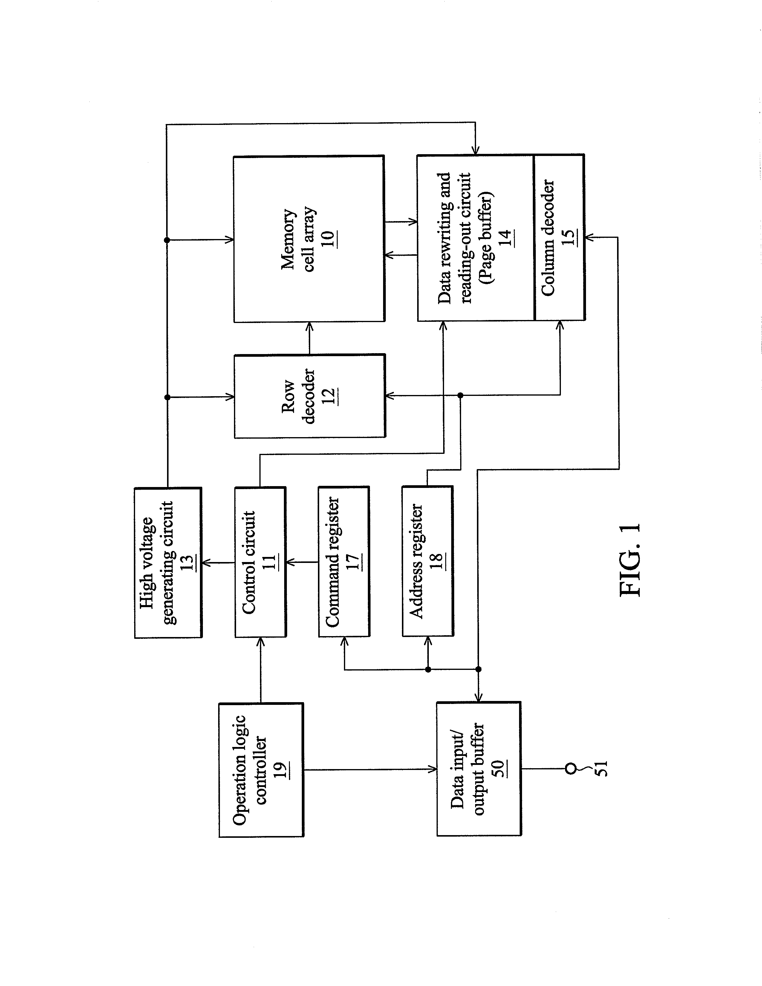 Nonvolatile semiconductor memory device and write-in method thereof