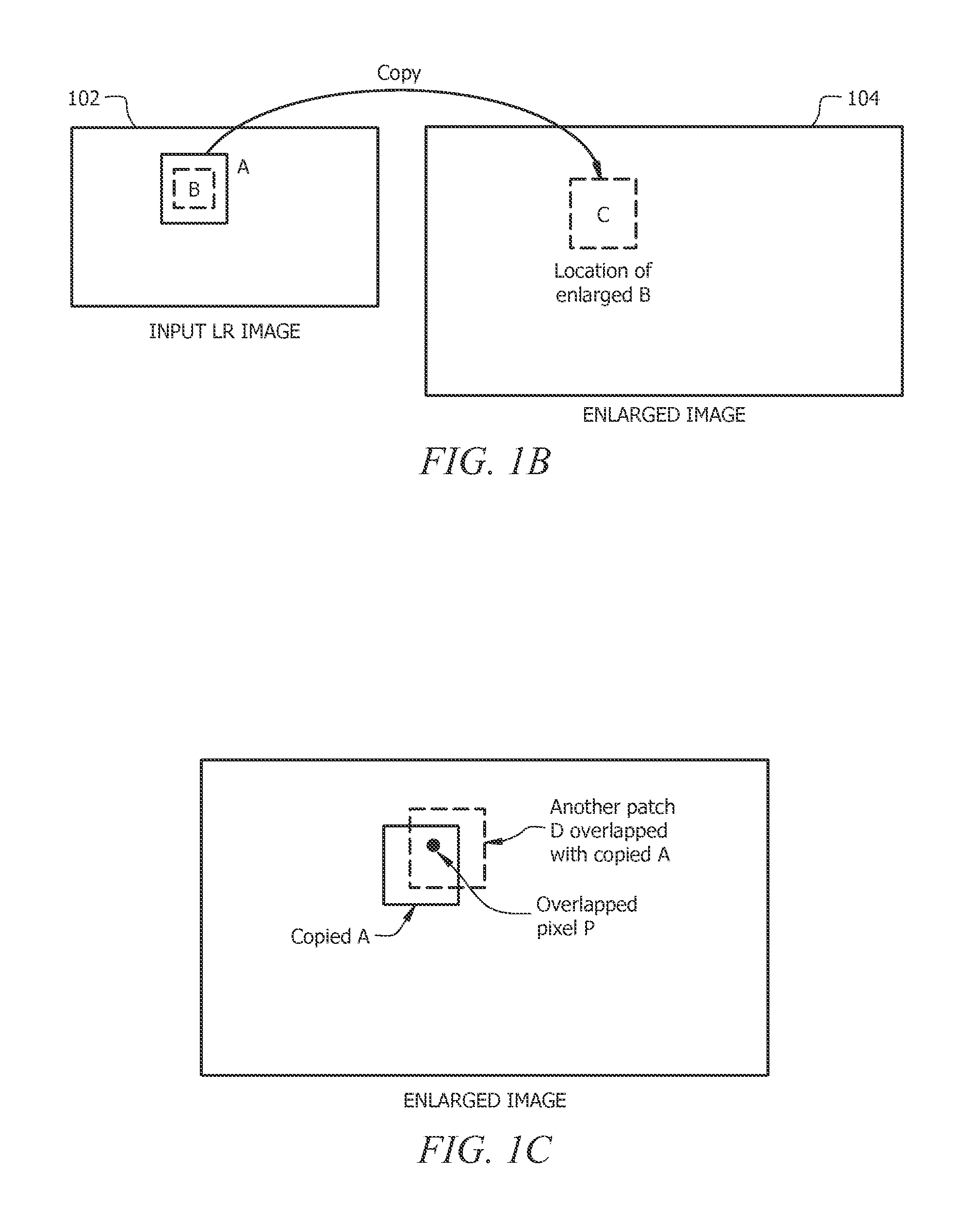 Apparatus, system, and method for multi-patch based super-resolution from an image