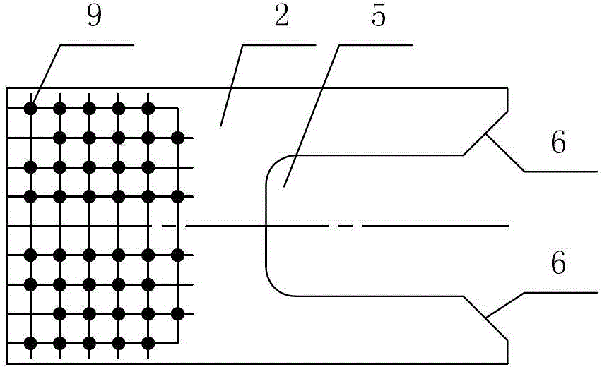 Intersection joint structure of web members at nodes of steel truss bridges