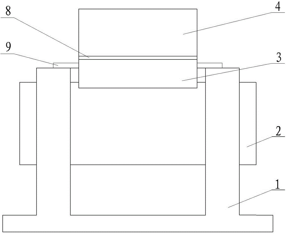 Three-layer metal clad plate short process roll forming device and method