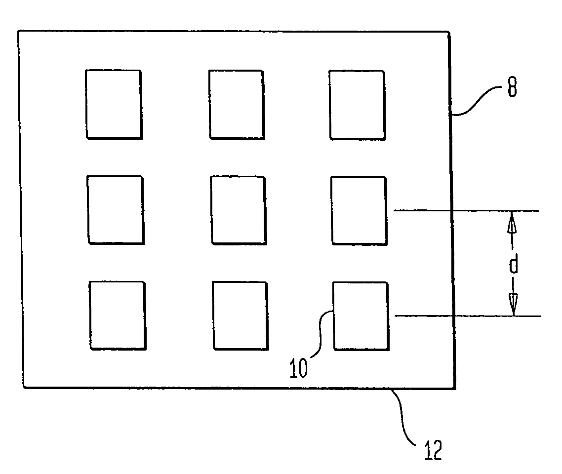 Method and apparatus for producing rectangular contact holes utilizing side lobe formation