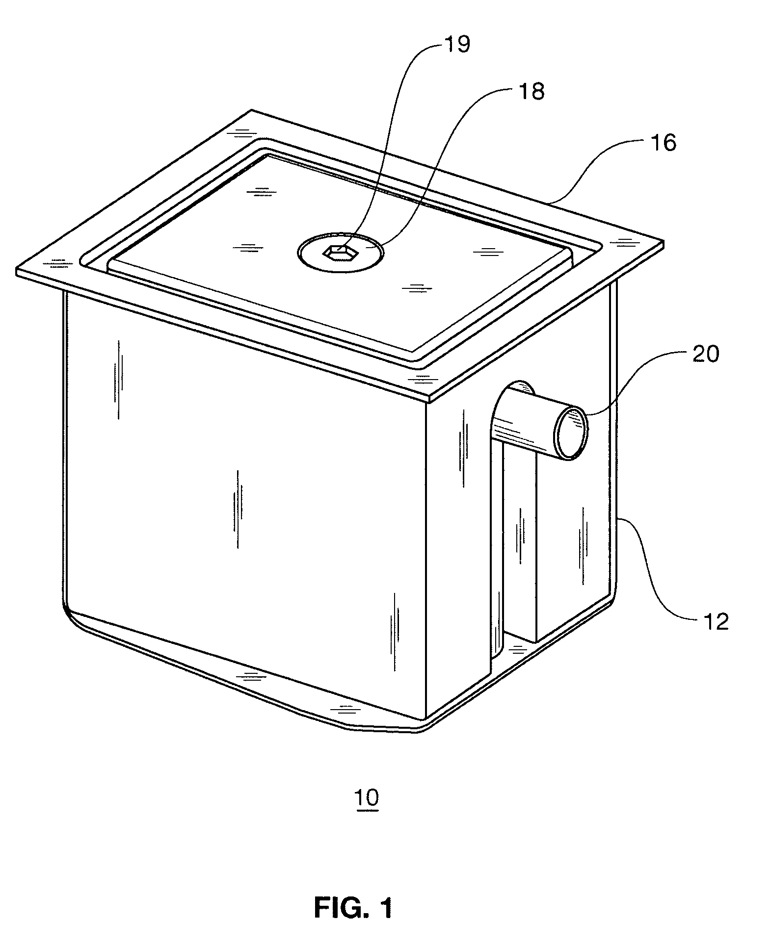 Passive grease trap using separator technology