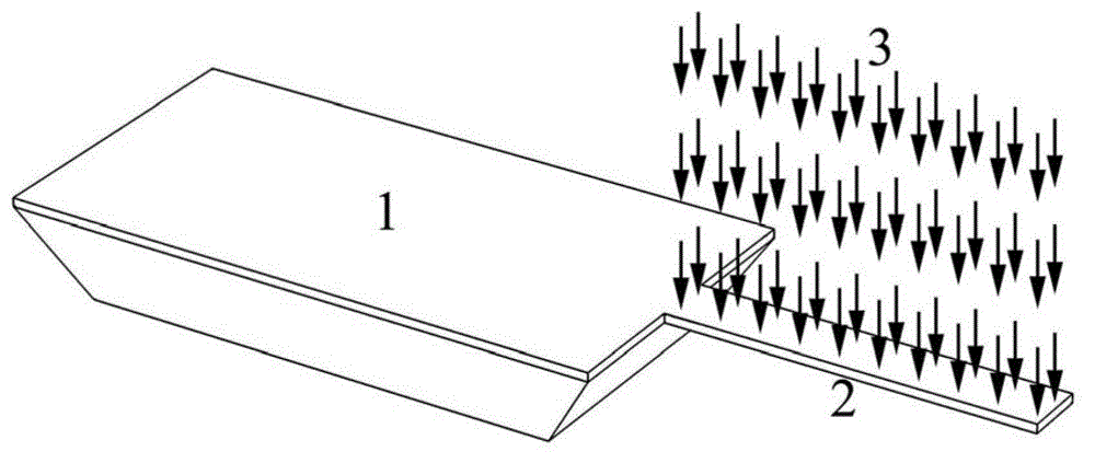 Method for remotely exciting micrometer-scale micro-cantilever probe to resonate by using laser