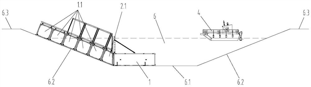 Cofferdam equipment applied to diversion canal and assembly method thereof