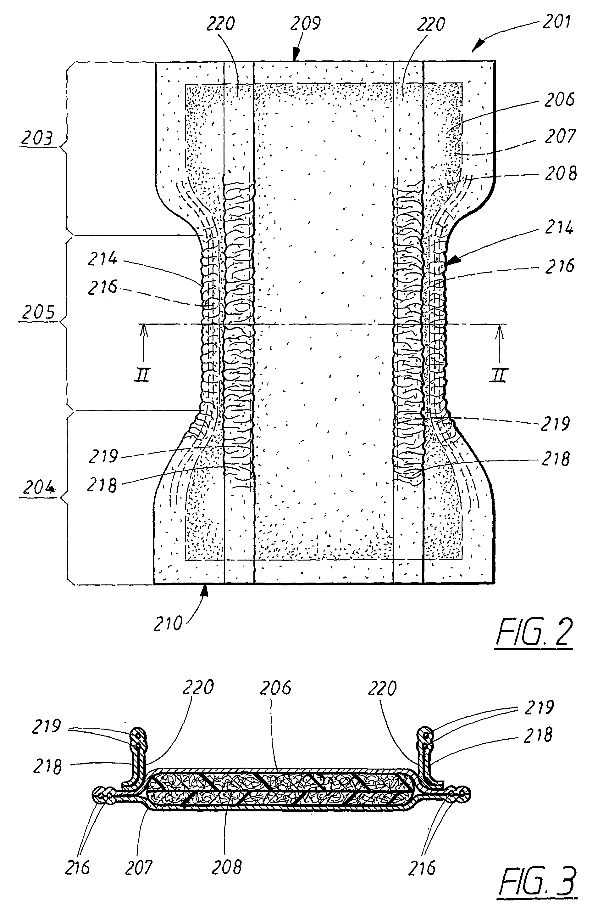 Absorbent Article with Improved Elastic Means