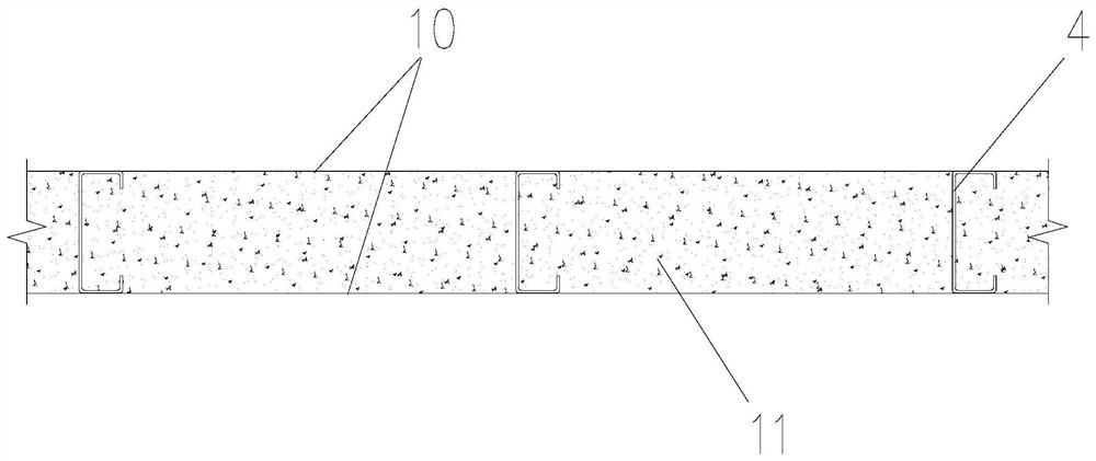 A steel skeleton foam concrete composite structure unit house