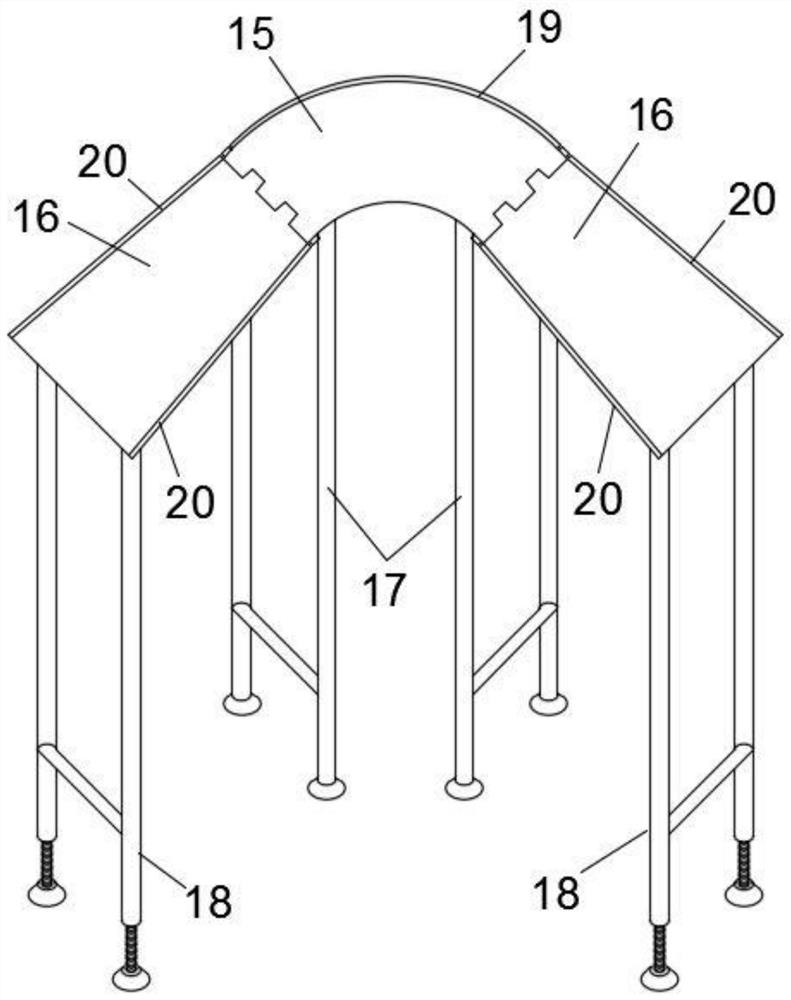 Genital external auxiliary examination device