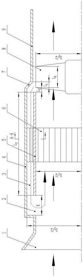 Saddle-area-free axial flow fan