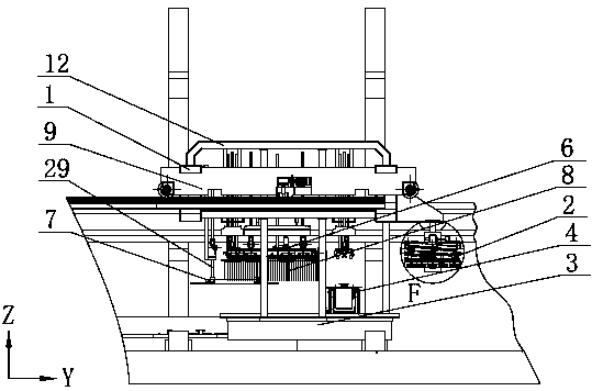 Tank entering and exiting system and method