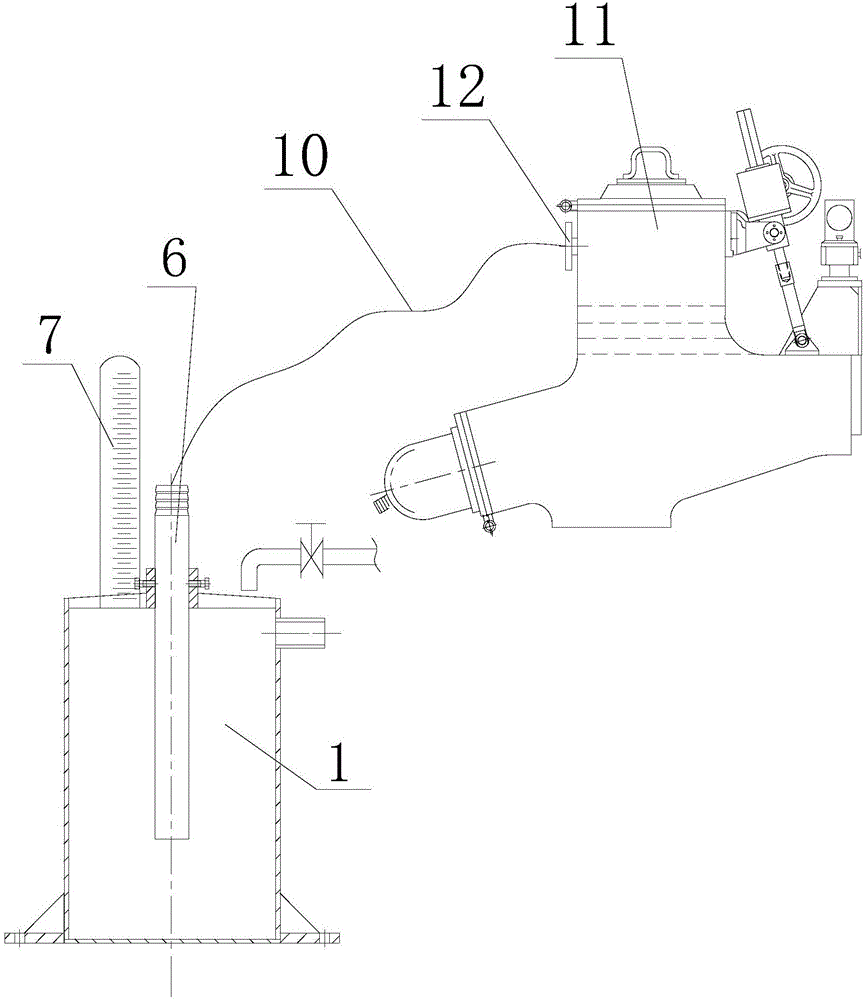Air cushion pressure regulation device for fluid pulp box and regulation method