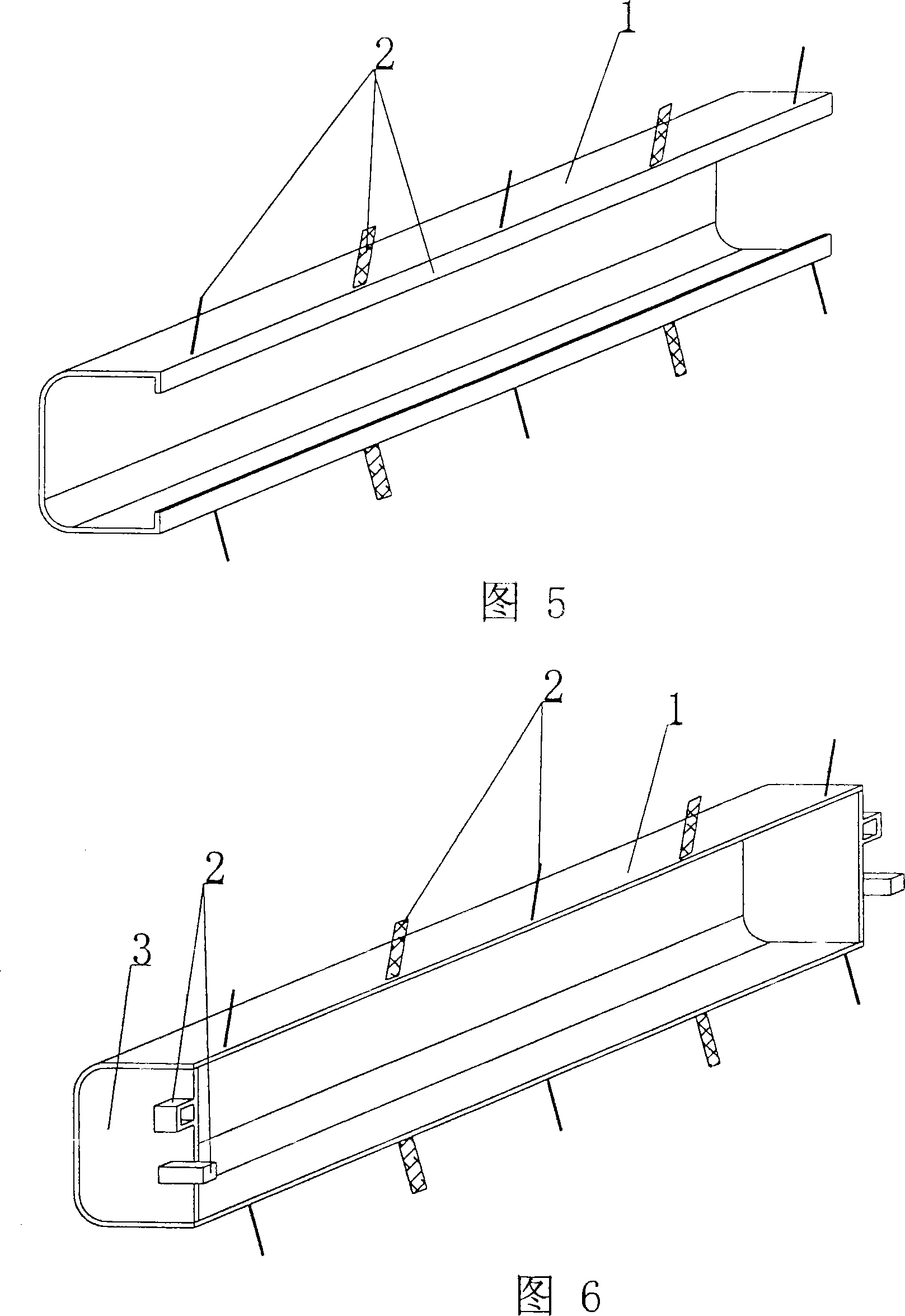 Component for cast-in-situs reinforcing steel concrete pore-creating