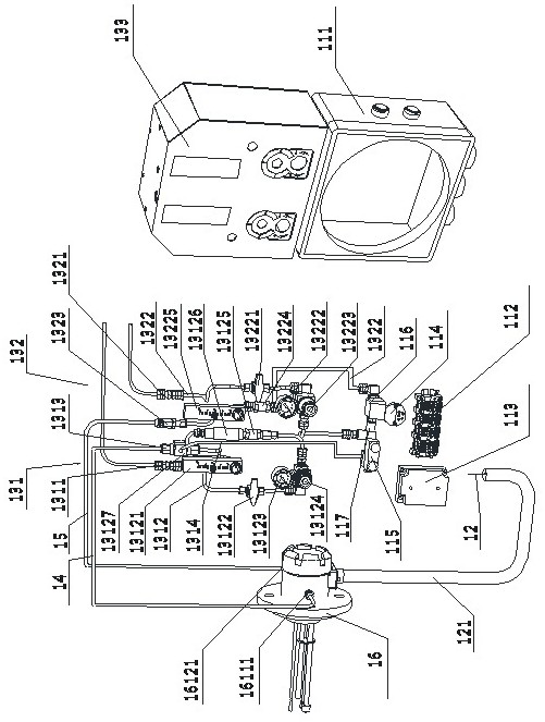 A kind of synthetic furnace automatic ignition system and method