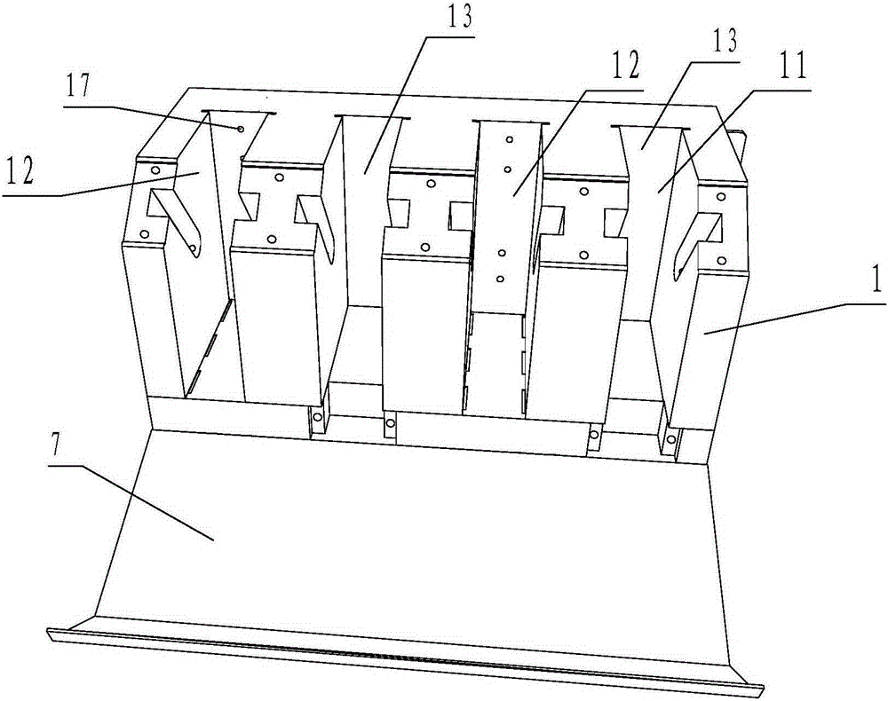 A row-type incoming line five-way fast meter assembly and disassembly device without power failure