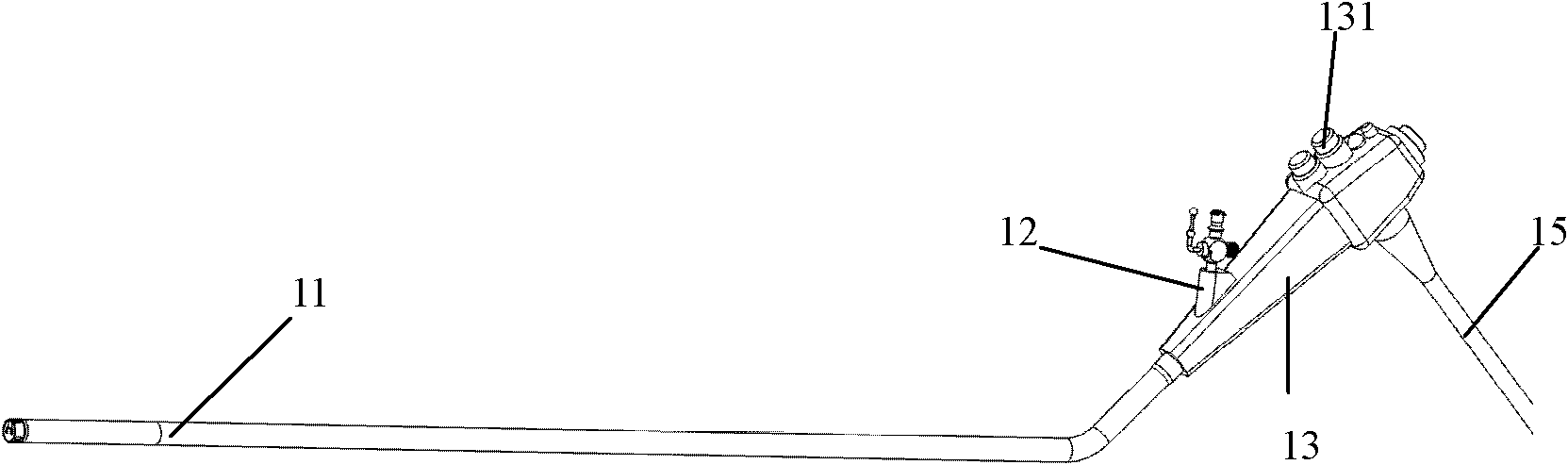 Three-dimensional electronic esophagoscope system and using method thereof