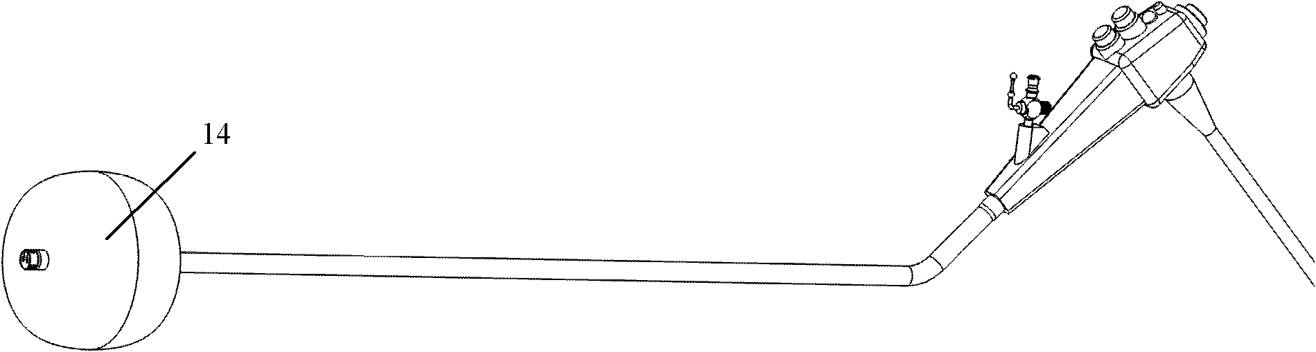 Three-dimensional electronic esophagoscope system and using method thereof