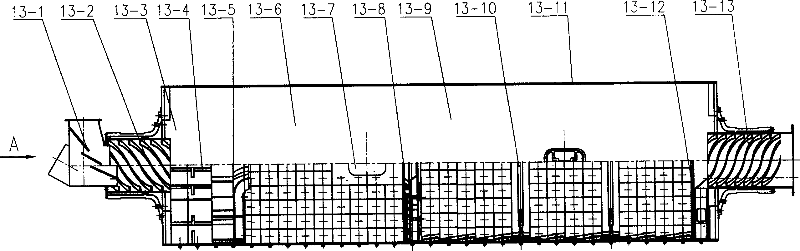 Energy-saving environment-friendly type industrial residue closed-circuit high-yield super-fine mill controlling technique and equipment thereof