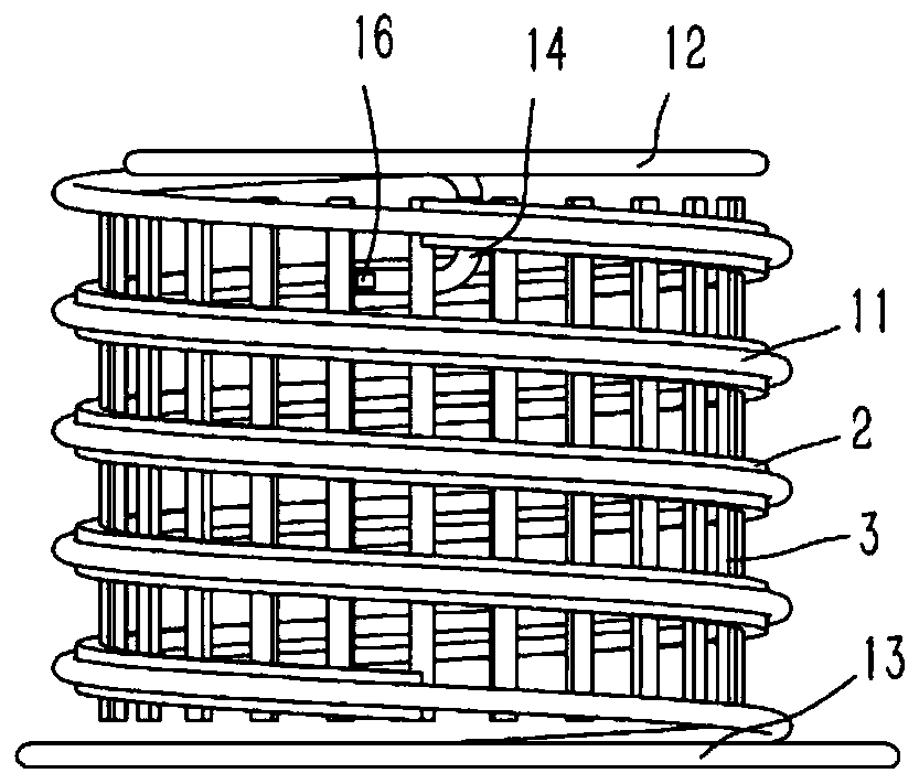 A heat dissipation auxiliary bracket for an embedded LED lamp