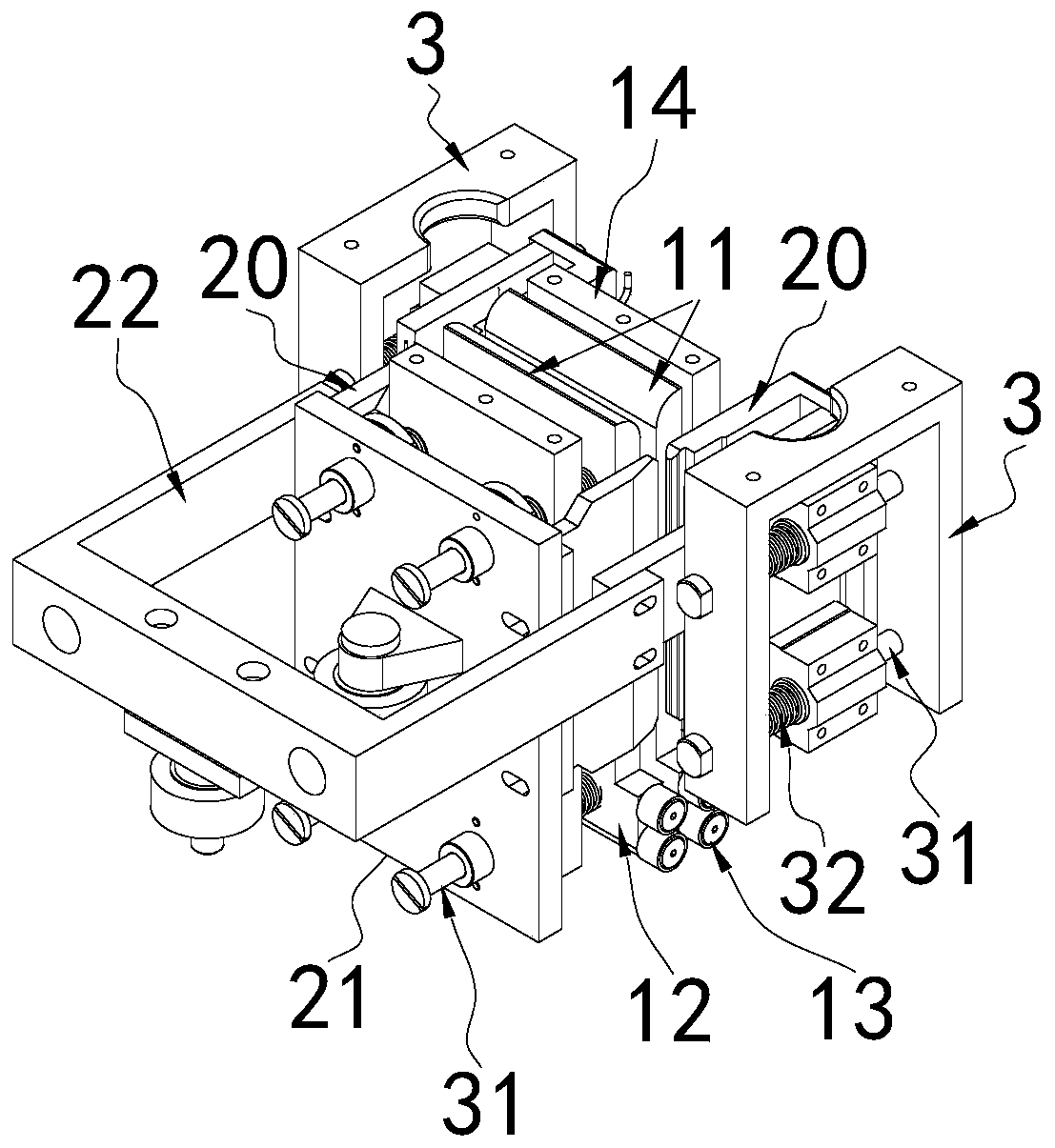 Edge shoving mechanism for forming paper box, paper box forming machine and paper box forming process