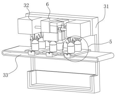 Labor protection glove demolding device