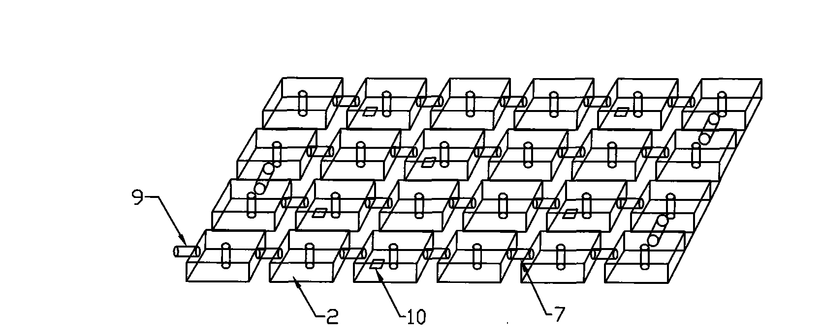 Cast-in-place hollow floor with hidden protecting fume exhaust ductwork