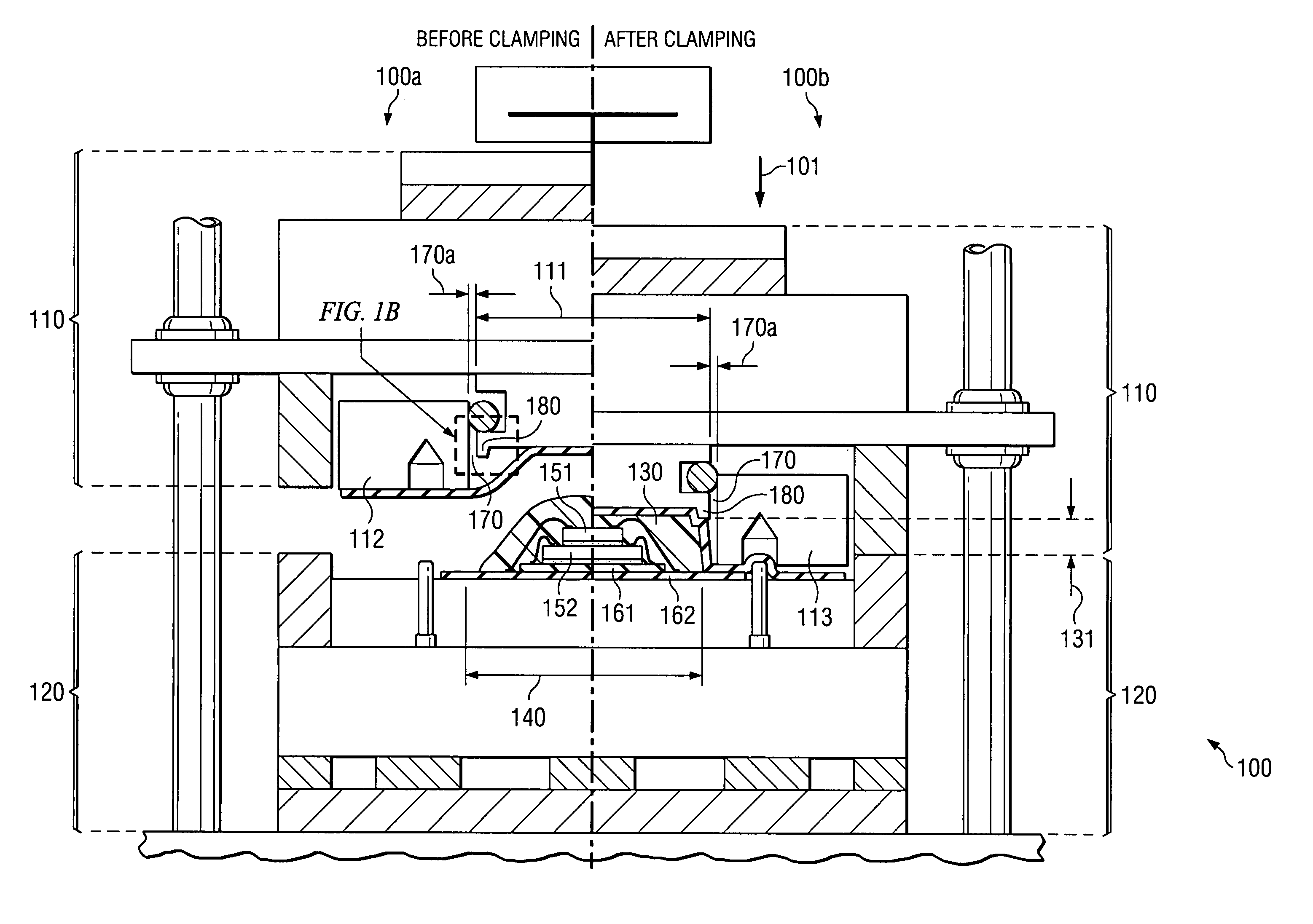 Plastic semiconductor package having improved control of dimensions