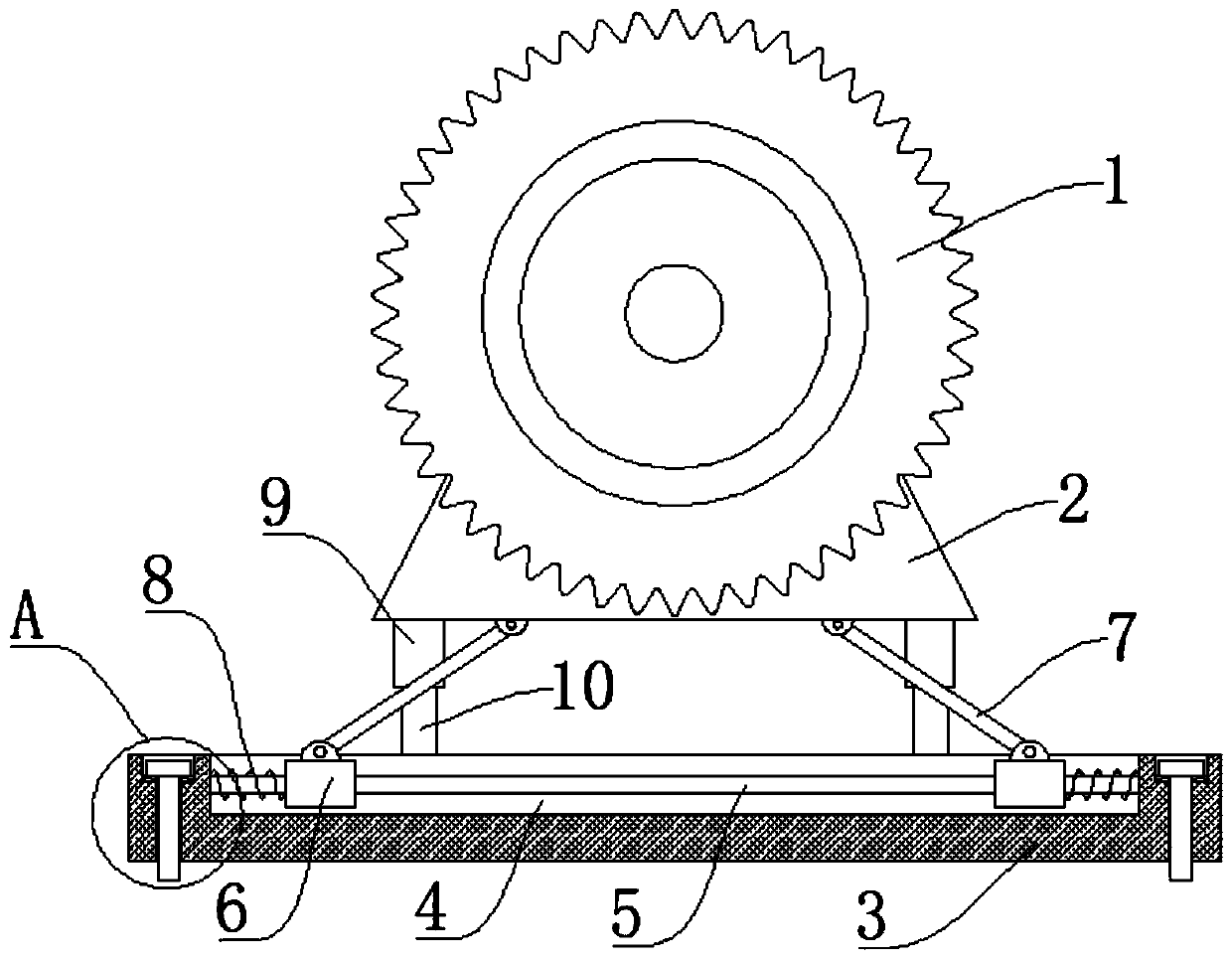 Variable-frequency motor with damping effect