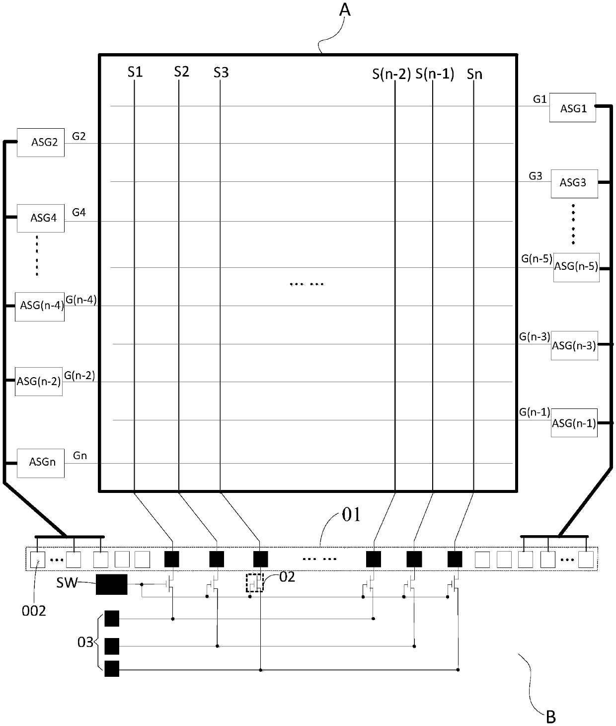 Array substrate, array substrate driving method and display panel