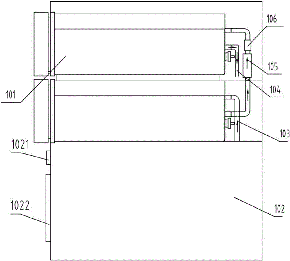 Gas-saving type protective gas drying box