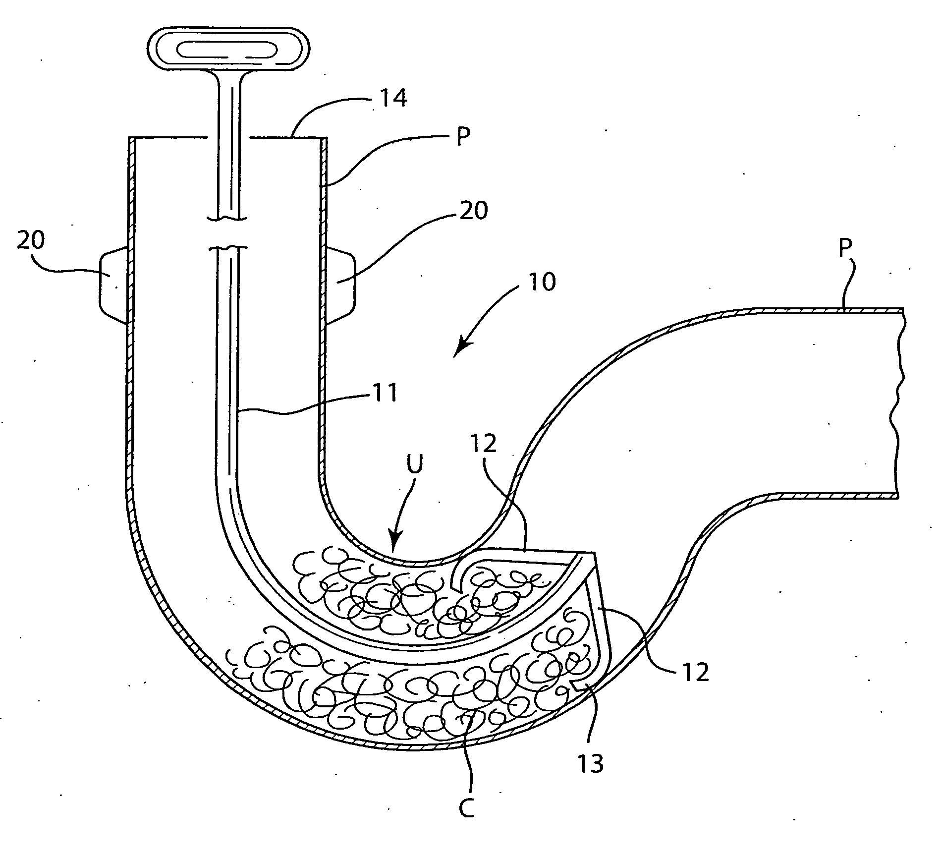 Drain pipe cleaning deivce and method