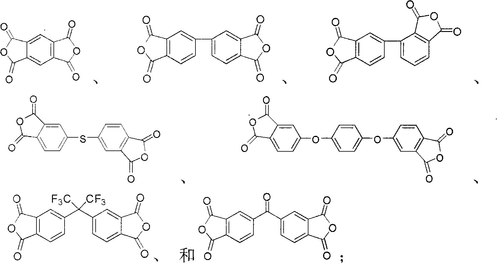 Method for preparing polyimide fiber