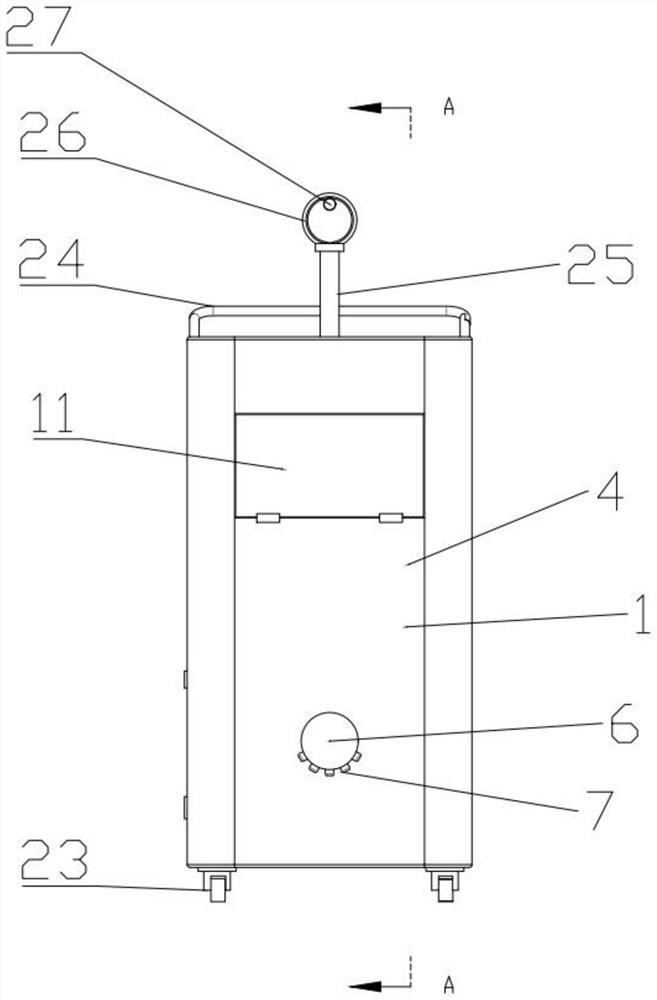 Sterilizing vehicle for infection control nursing in hospitals