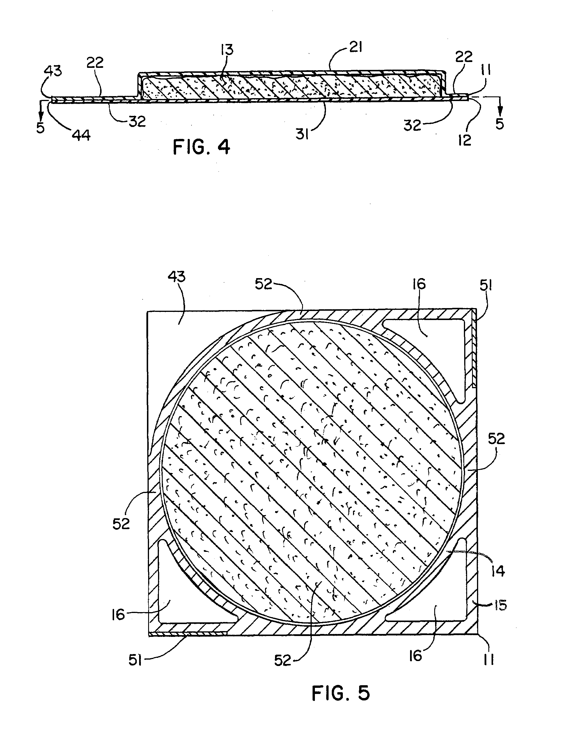 Double sealed pizza package and method of making