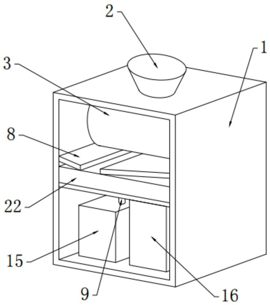 An environmentally friendly kitchen waste disposal device