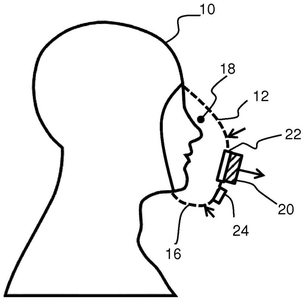 Pollution mask and control method