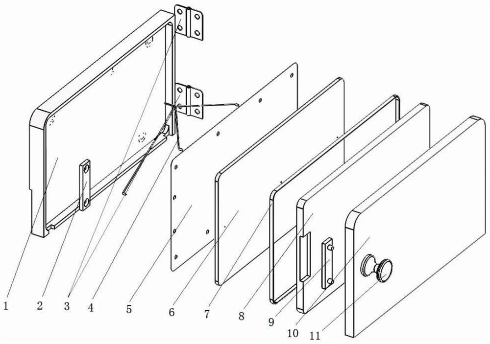 A standing temperature device for capillary electrophoresis instrument