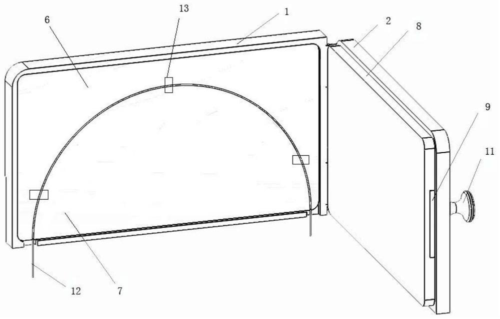 A standing temperature device for capillary electrophoresis instrument