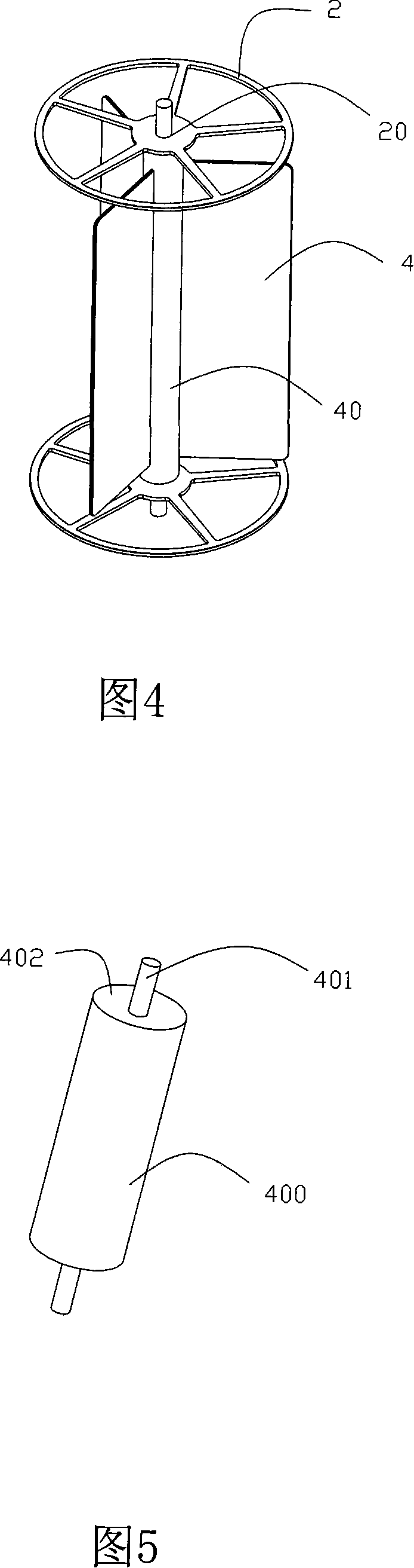 Vertical wind power generator