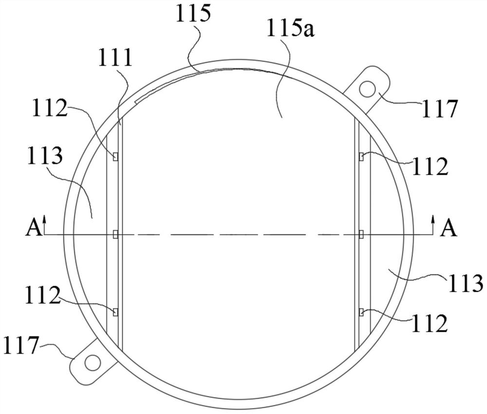 Filtering device and washing equipment