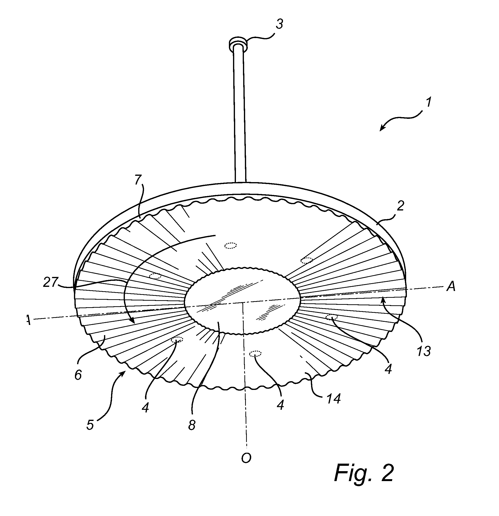 Luminaire and optical component