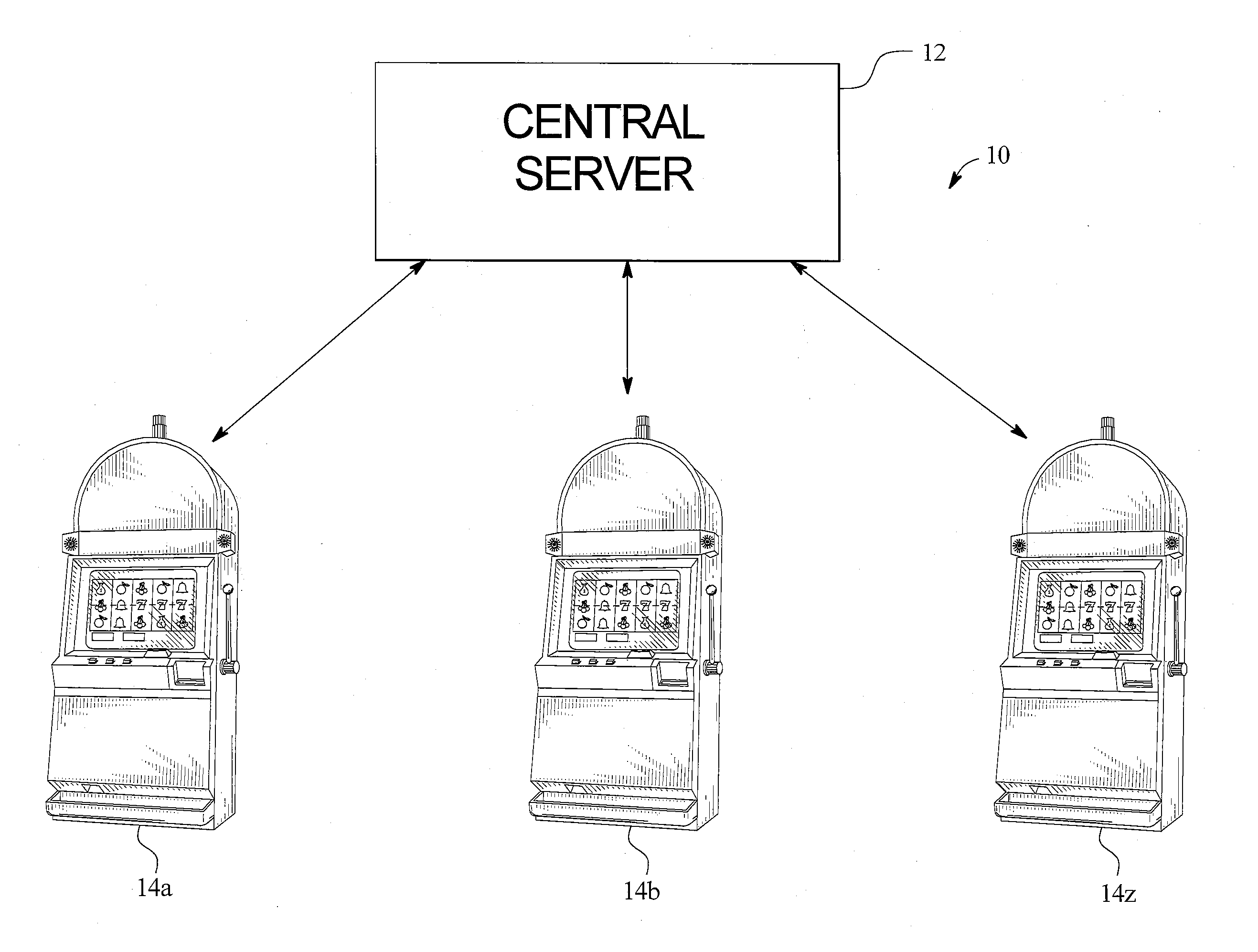 Gaming system having multiple gaming machines which provide bonus awards