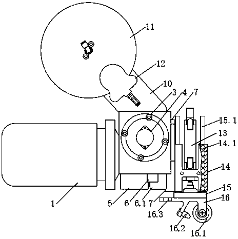 Corn thread arranging device