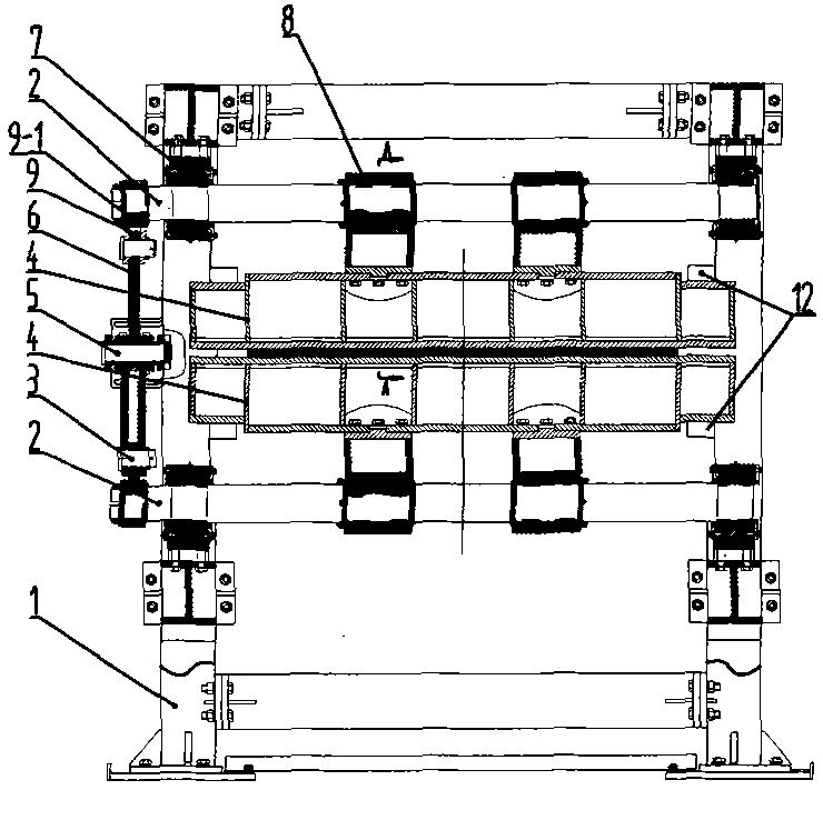 Broken belt protecting device of gantry belt conveyor