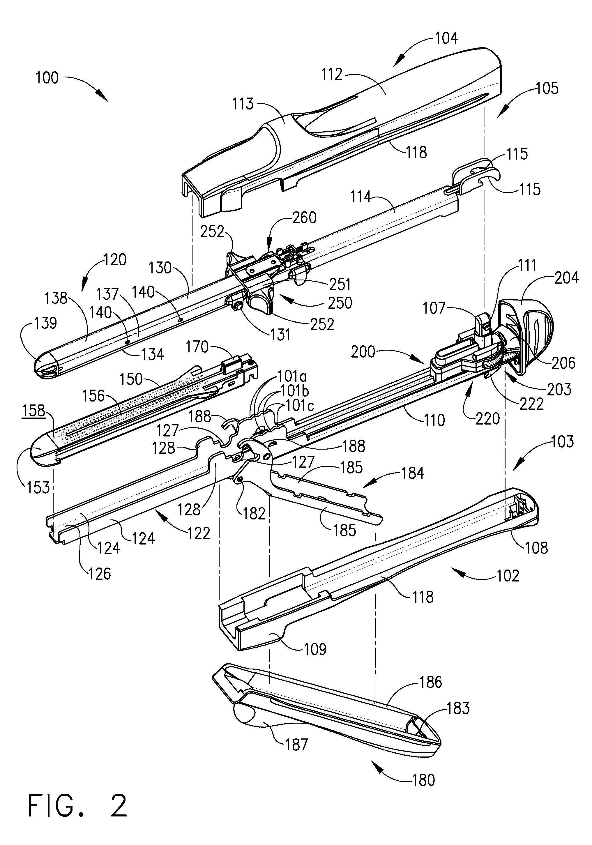 Surgical stapling instrument with cutting member arrangement