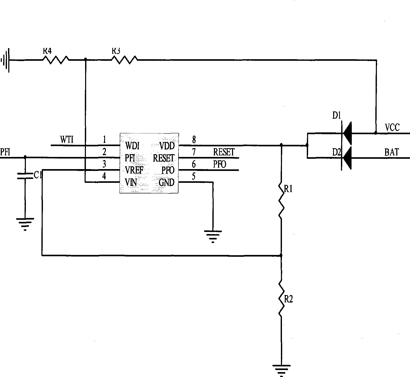 Time-delay reset control circuit and method