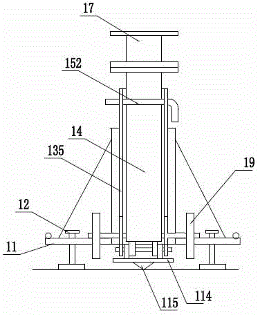 Upright tube hoisting multifunctional tool of substation altitude plant