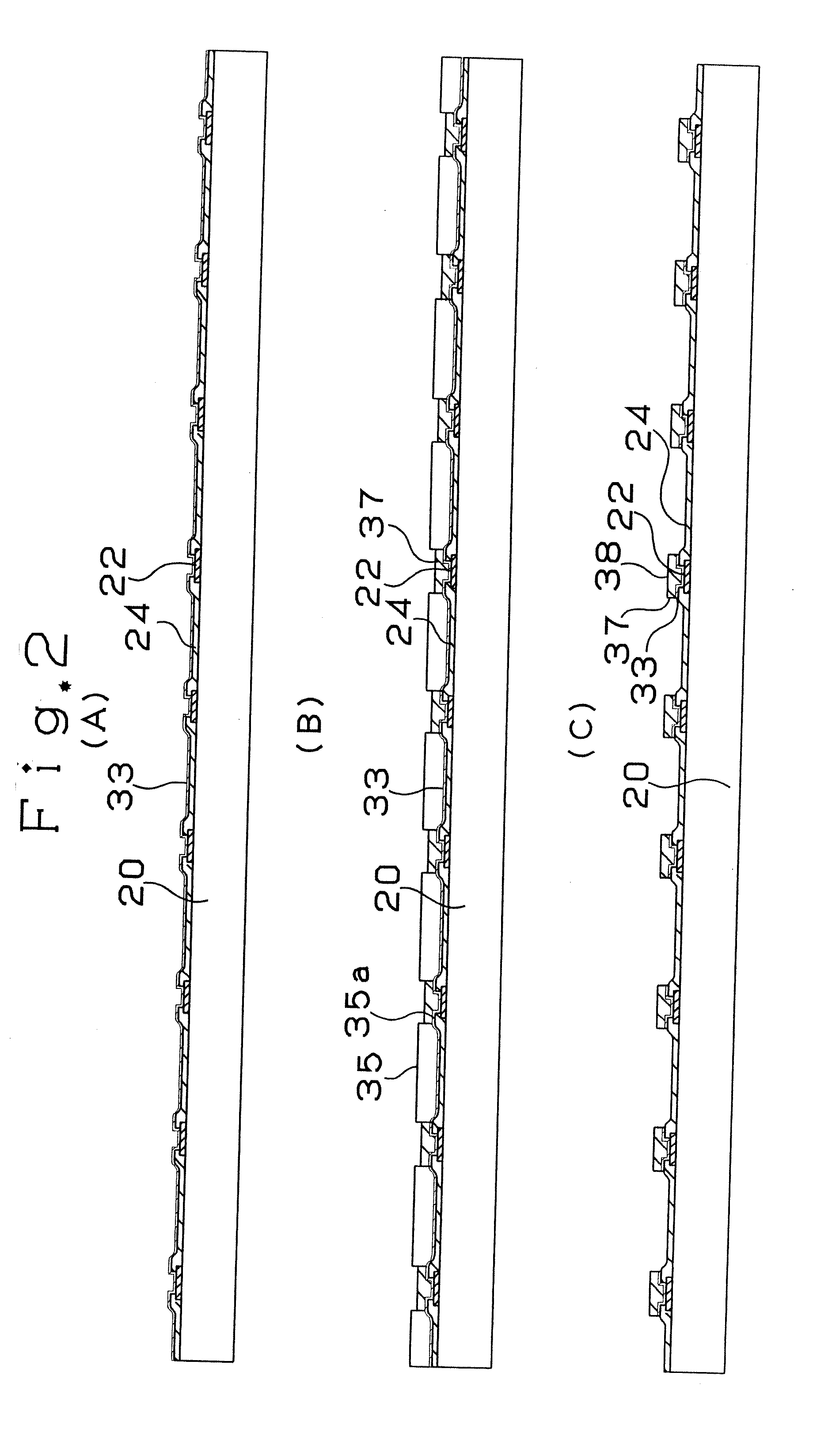 Semiconductor element, method of manufacturing semiconductor element, multi-layer printed circuit board, and method of manufacturing multi-layer printed circuit board