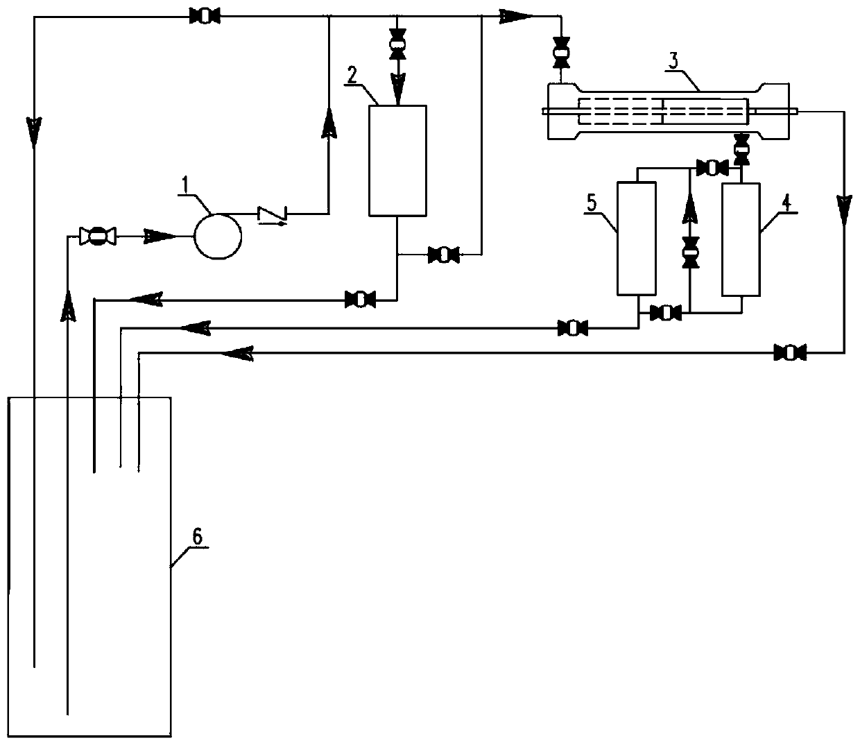 Device and method used for cobalt source storage source well water processing