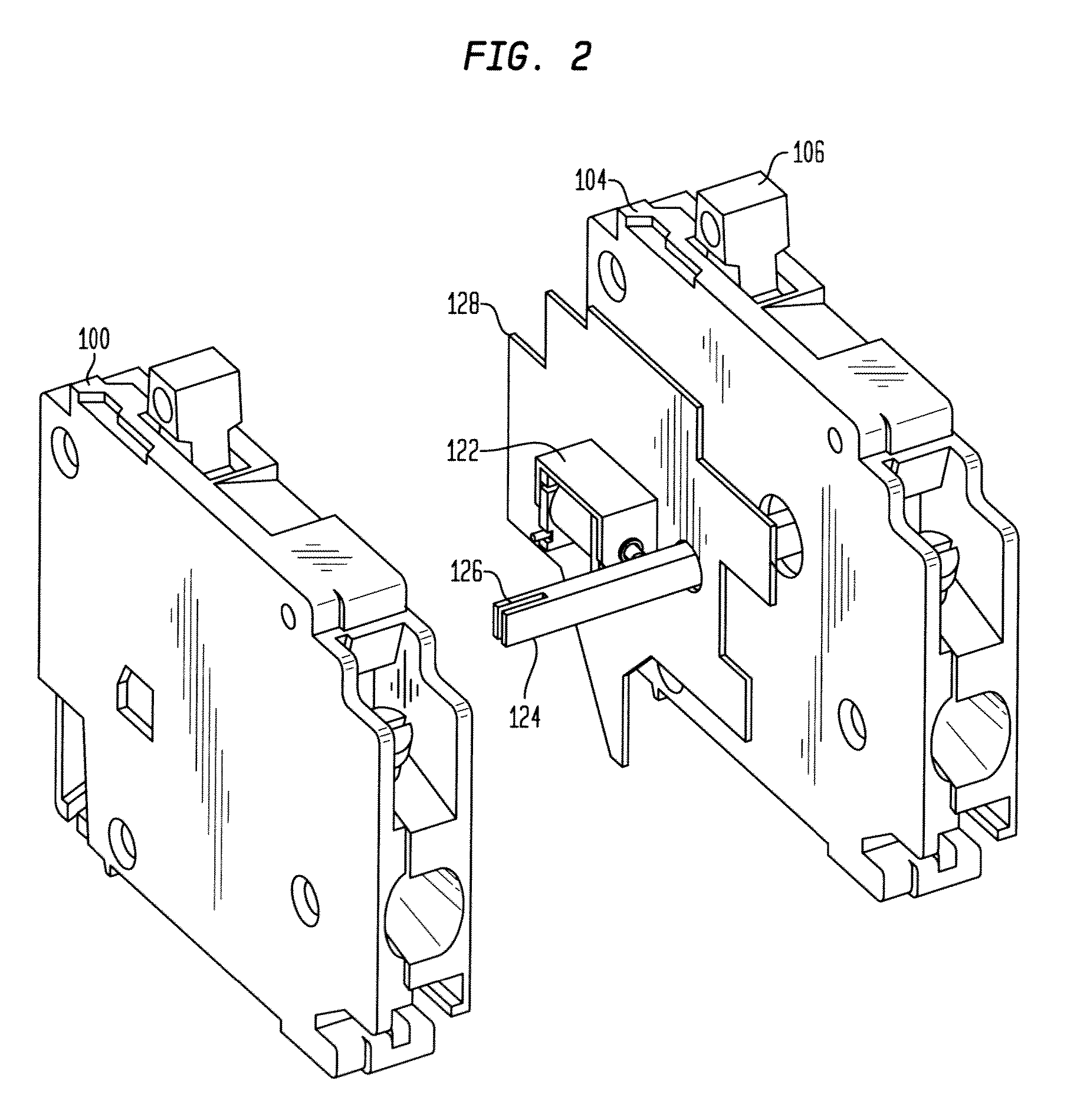 Multi-pole armature interlock for circuit breakers