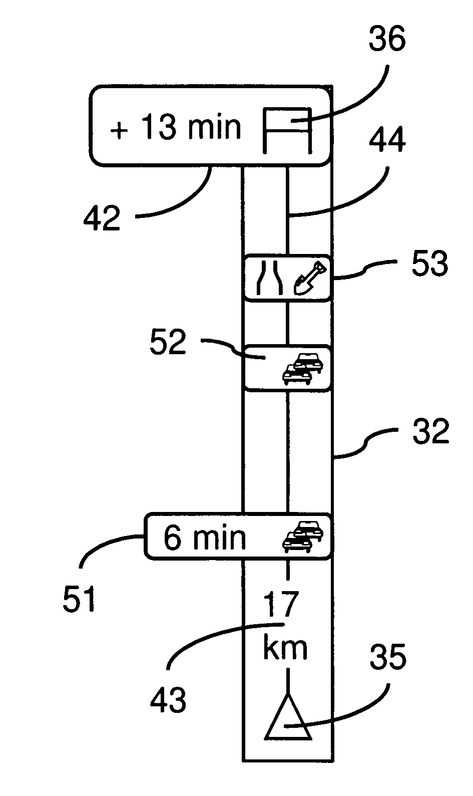 Traffic delay indication